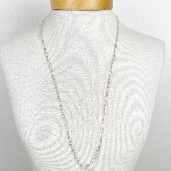 CANVAS | Paperclip Chain 2 in 1 Mask Necklace in Silver - Picture 1 of 7